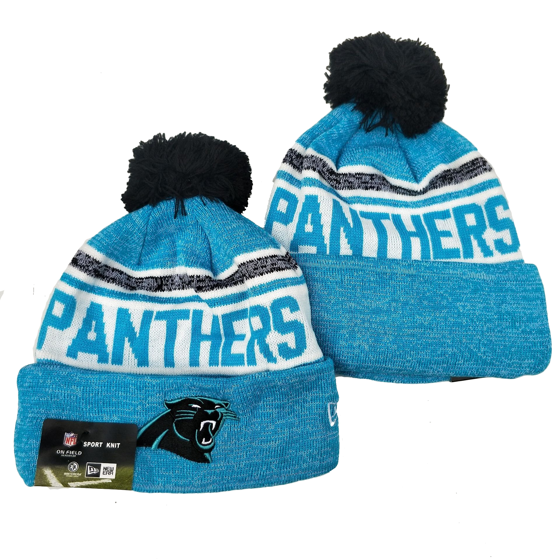 Carolina Panthers Knit Hats 055